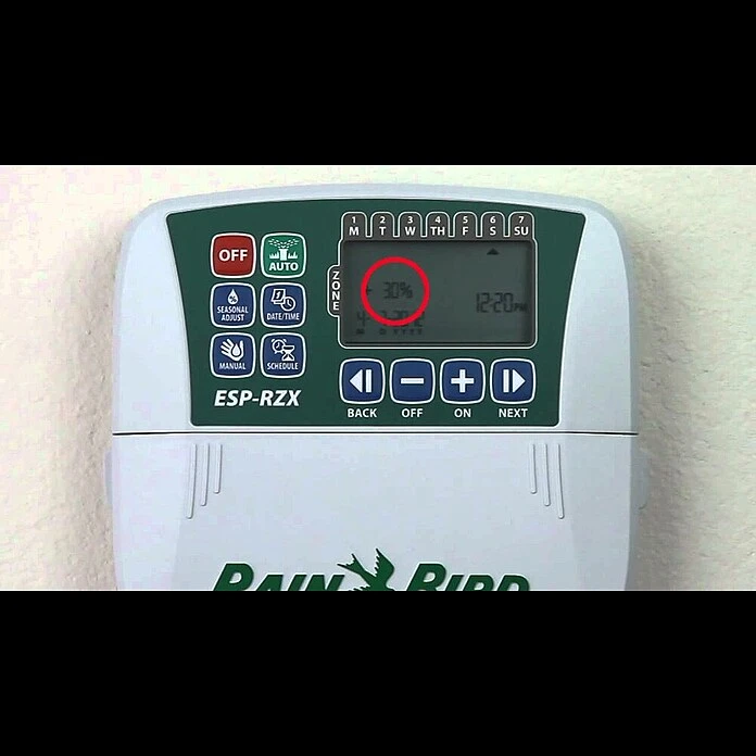 Rain Bird Bewässerungssteuerung RZXE6I-230 6 Zonen Batteriebetrieben, 7 X 18 X 26,4 Cm 4 Rain Bird Bewässerungssteuerung RZXE6I-230 6 Zonen Batteriebetrieben, 7 X 18 X 26,4 Cm – Bild 2