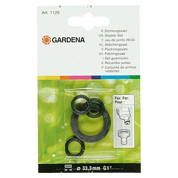 Gardena Dichtungssatz Passend Für: Gardena Hahnstück 902-20/902-50, Gewindegröße Wasserhahn: 33,3 Mm (G 1″) 3 Gardena Dichtungssatz Passend Für: Gardena Hahnstück 902-20/902-50, Gewindegröße Wasserhahn: 33,3 Mm (G 1″)
