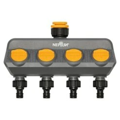 Neptun 4-Wege-Verteiler Gewindegröße Wasserhahn: 33,3 Mm (1″), 26,5 Mm (¾″), 21 Mm (½″) -Gartenwerkzeuge 12 1160