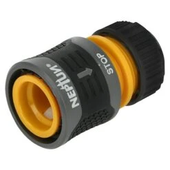 Neptun Schlauchkupplung ½″, Mit Wasserstopp -Gartenwerkzeuge 12 1172