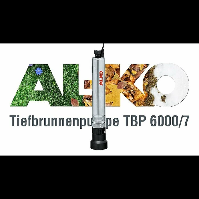AL-KO Tiefbrunnenpumpe TBP6000/7 1.000 W, Max. Fördermenge: 6.000 L/h 4 AL-KO Tiefbrunnenpumpe TBP6000/7 1.000 W, Max. Fördermenge: 6.000 L/h – Bild 2