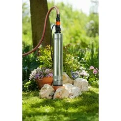 Gardena Tiefbrunnenpumpe 5500/5 Inox 850 W, 5.500 L/h, Edelstahl 11 Gardena Tiefbrunnenpumpe 5500/5 Inox 850 W, 5.500 L/h, Edelstahl -Gartenwerkzeuge 12 1437