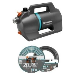 Gardena Gartenpumpen-Set 4200 Silent 600 W, Max. Fördermenge: 4.200 L/h