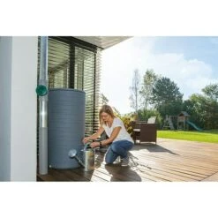 Regentonne Novara 280 L, Betongrau 7 Regentonne Novara 280 L, Betongrau -Gartenwerkzeuge 12 1563