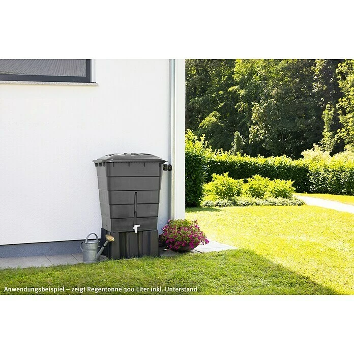 Garantia Basic Line Regentonne 300 L, Graphite Grey 4 Garantia Basic Line Regentonne 300 L, Graphite Grey – Bild 2