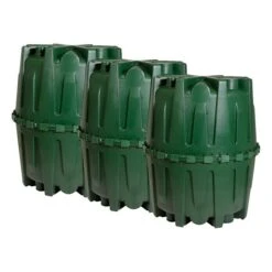 4rain Regenwassertank Komplettpaket Herkules Garten 4.800 L (3 X 1.600 L), Kunststoff
