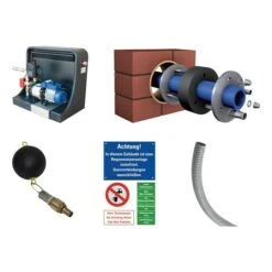 4rain Regenwassertank Komplettpaket Mono Haus-Premium 6.800 L, Kreiselpumpe -Gartenwerkzeuge 12 1664