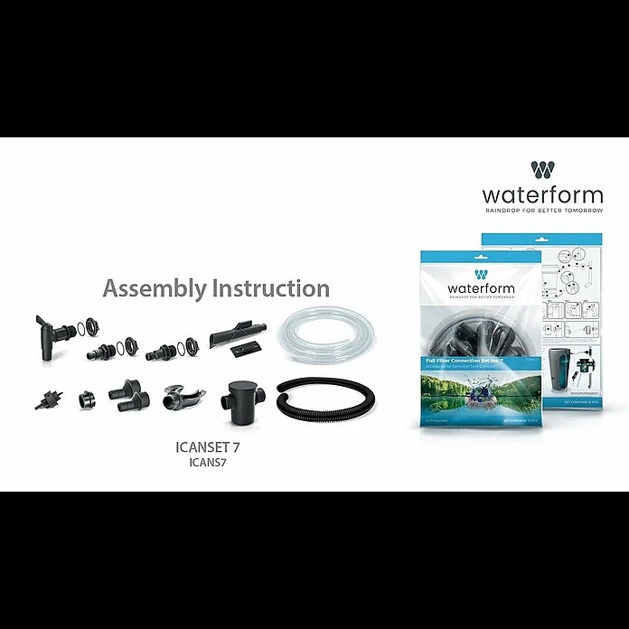 Regenwasserfilter Verbindungsset 13 -tlg., Passend Für: Regentonne Maze, Tube, Aquacan, Smooth, Peruno, Aqua Tower, Tower Stone 6 Regenwasserfilter Verbindungsset 13 -tlg., Passend Für: Regentonne Maze, Tube, Aquacan, Smooth, Peruno, Aqua Tower, Tower Stone – Bild 4