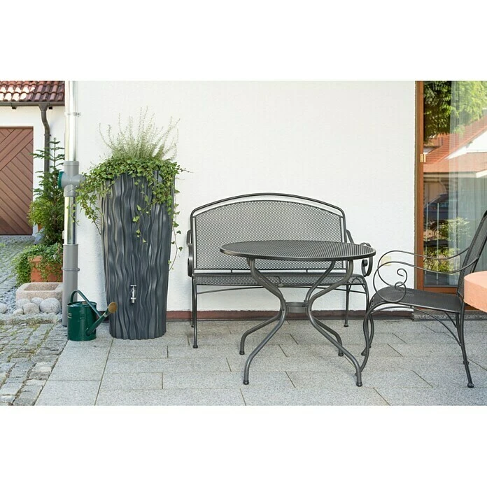 Regentonne Alana 160 L, Anthrazit 8 Regentonne Alana 160 L, Anthrazit – Bild 6