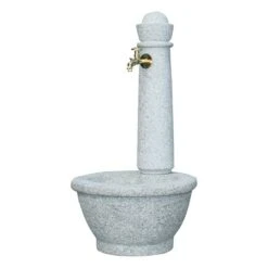 Garantia Brunnen Roma Lightgranite, 54 X 54 X 100 Cm
