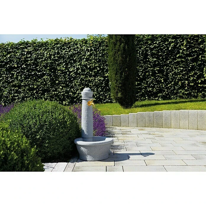 Garantia Brunnen Roma Lightgranite, 54 X 54 X 100 Cm 5 Garantia Brunnen Roma Lightgranite, 54 X 54 X 100 Cm – Bild 3