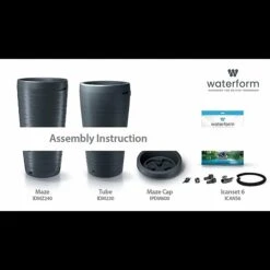 Regenspeicher Tube 230 L, Terrakotta -Gartenwerkzeuge 12 1792