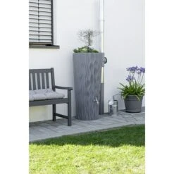 Regentonne Alana 160 L, Betongrau 7 Regentonne Alana 160 L, Betongrau -Gartenwerkzeuge 12 1824