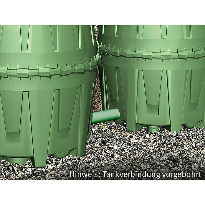 Garantia Abwasser-Sammelgrube Herkules 3.200 L (2 X 1.600 L), Mit Stützrohr 7 Garantia Abwasser-Sammelgrube Herkules 3.200 L (2 X 1.600 L), Mit Stützrohr – Bild 5