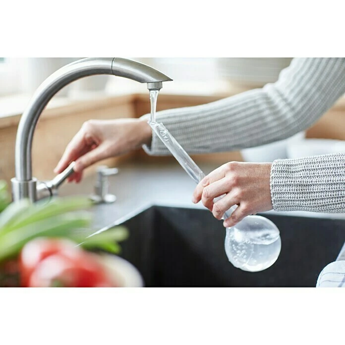 Elho Bewässerungskugel Aqua Care Aubergine, 0,35 L 5 Elho Bewässerungskugel Aqua Care Aubergine, 0,35 L – Bild 3