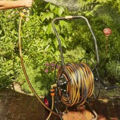 Siena Garden Schlauchwagen Profi Stahl, Schlauchkapazität: 80 M, 13 Mm (1/2″) -Gartenwerkzeuge 12 2027