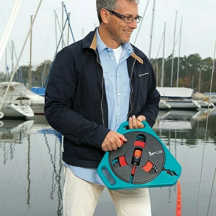 Gardena Wand-Schlauchbox Roll Fix Schlauchlänge: 20 M 5 Gardena Wand-Schlauchbox Roll Fix Schlauchlänge: 20 M – Bild 3