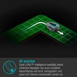 Gardena Mähroboter-Set Smart SILENO City Set 600 LONA 18 V, 2 Ah, Max. Flächenempfehlung: 600 M² -Gartenwerkzeuge 12 218