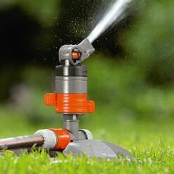 Gardena Comfort Turbinenregner 20 - 360°, Kunststoff, Mit Schlitten -Gartenwerkzeuge 12 2224