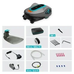 Gardena Mähroboter Smart SILENO Life Set 1500 18 V, 2 Ah, Max. Flächenempfehlung: 1.500 M² -Gartenwerkzeuge 12 234
