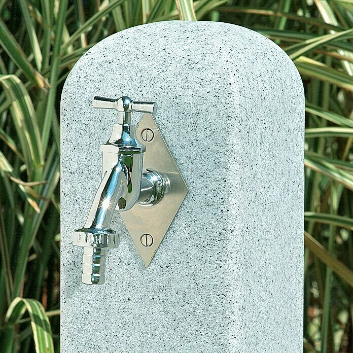 Wasserzapfstelle Poller Granitfarben, Höhe: 90 Cm 4 Wasserzapfstelle Poller Granitfarben, Höhe: 90 Cm – Bild 2