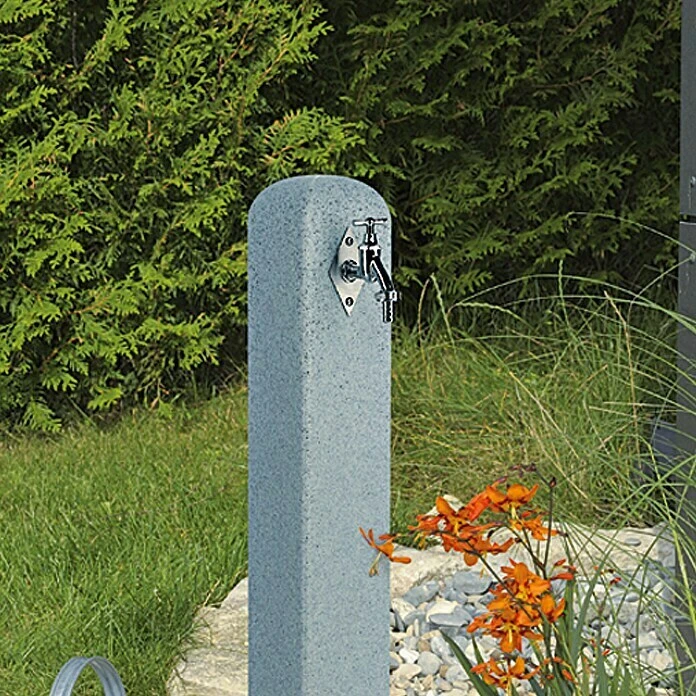 Wasserzapfstelle Poller Granitfarben, Höhe: 90 Cm 8 Wasserzapfstelle Poller Granitfarben, Höhe: 90 Cm – Bild 6
