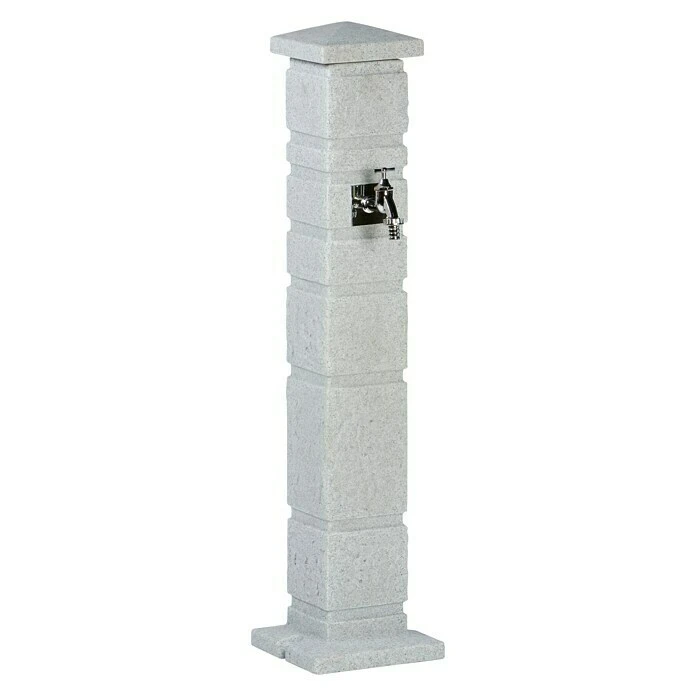 Wasserzapfstelle Romana Granitfarben, Höhe: 110 Cm, Ausstattung: Wasserhahn 3 Wasserzapfstelle Romana Granitfarben, Höhe: 110 Cm, Ausstattung: Wasserhahn