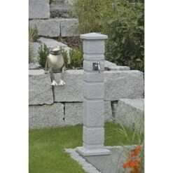 Wasserzapfstelle Romana Granitfarben, Höhe: 110 Cm, Ausstattung: Wasserhahn 13 Wasserzapfstelle Romana Granitfarben, Höhe: 110 Cm, Ausstattung: Wasserhahn -Gartenwerkzeuge 12 2457
