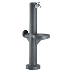 Wasserzapfstelle Premium Black Granitfarben, Höhe: 100,3 Cm