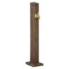 Wasserzapfstelle Forest Dunkelbraun, Höhe: 100 Cm, Ausstattung: Wasserhahn