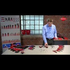 Knipex Crimpzange Für Aderendhülsen Brüniert, Seiteneinführung -Gartenwerkzeuge 12 2493