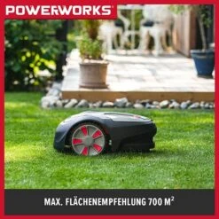 Powerworks Mähroboter P7 20 V, 2 Ah, Max. Flächenempfehlung: 700 M² -Gartenwerkzeuge 12 265