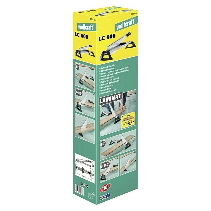 Wolfcraft Laminatschneider LC 600 Geeignet Für: Laminat, Schnittbreite: 465 Mm, Material: Aluminium 7 Wolfcraft Laminatschneider LC 600 Geeignet Für: Laminat, Schnittbreite: 465 Mm, Material: Aluminium – Bild 5