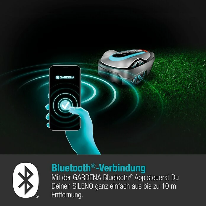 Gardena Mähroboter SILENO City 600 18 V, 2 Ah, Max. Flächenempfehlung: 600 M² 6 Gardena Mähroboter SILENO City 600 18 V, 2 Ah, Max. Flächenempfehlung: 600 M² – Bild 4