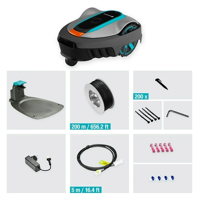 Gardena Mähroboter SILENO City 600 18 V, 2 Ah, Max. Flächenempfehlung: 600 M² 8 Gardena Mähroboter SILENO City 600 18 V, 2 Ah, Max. Flächenempfehlung: 600 M² – Bild 6