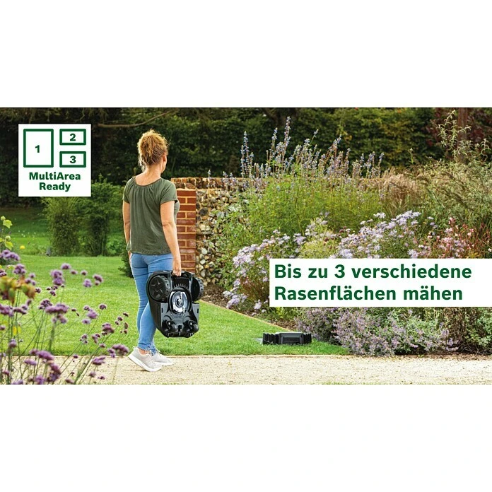 Bosch Mähroboter Indego S 500 18 V, 2,5 Ah, Max. Flächenempfehlung: 500 M² 8 Bosch Mähroboter Indego S 500 18 V, 2,5 Ah, Max. Flächenempfehlung: 500 M² – Bild 6