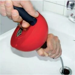 Rothenberger Industrial Rohrreinigungsspirale Rohr-Perfekt Spiralenlänge: 4,5 M, Geeignet Für: Abflüsse -Gartenwerkzeuge 12 2912