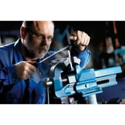 Heuer Schraubstock Backenbreite: 140 Mm, Stahl, Rohrspannbacken -Gartenwerkzeuge 12 2942