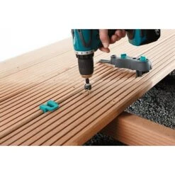 Wolfcraft Terrassenbau-Set 10 -tlg., Geeignet Für: Terrassendielen Bis Zu 20 Cm Breite -Gartenwerkzeuge 12 2958