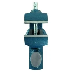 Wisent Tisch-Schraubstock L X B X H: 157 X 72 X 186 Mm, Spannweite: 60 Mm, Blau