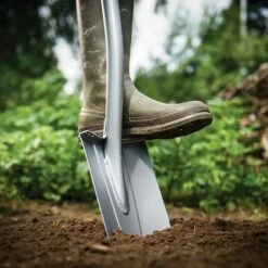 Fiskars Xact Gärtnerspaten L Arbeitsbreite: 19 Cm, Spitz, Langstiel -Gartenwerkzeuge 12 3366