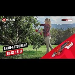 Einhell Power X-Change Akku-Astschere GE-LS18 LI-SOLO 18 V, Ohne Akku, Max. Aststärke: 28 Mm -Gartenwerkzeuge 12 3463