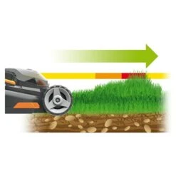 Worx Akku-Rasenmäher WG743E 40 V, 2 Akkus, 4 Ah, Schnittbreite: 40 Cm -Gartenwerkzeuge 12 514