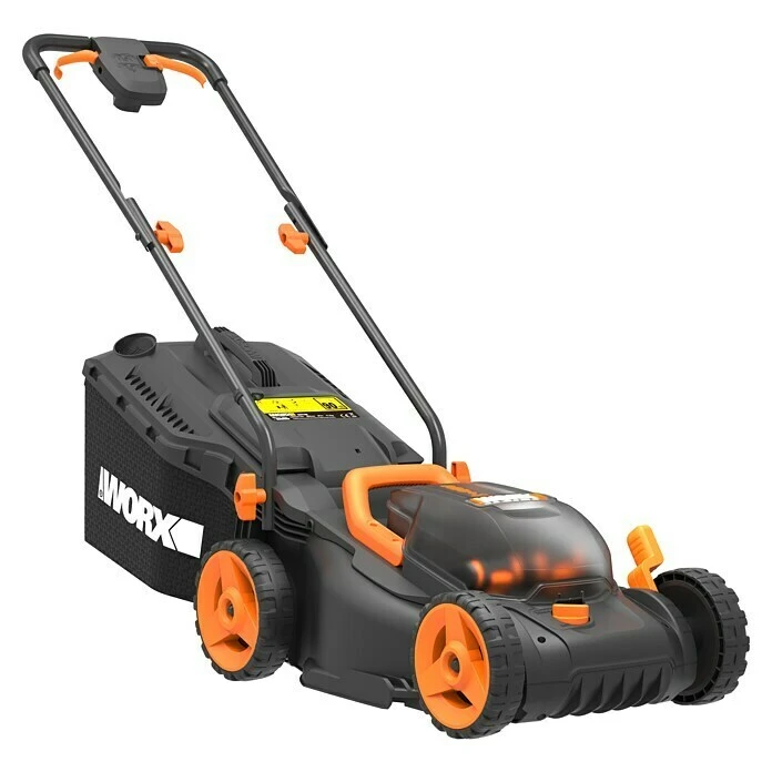 Worx Akku-Rasenmäher WG779E 40 V, 2 Akkus, 2,5 Ah, Schnittbreite: 34 Cm 3 Worx Akku-Rasenmäher WG779E 40 V, 2 Akkus, 2,5 Ah, Schnittbreite: 34 Cm