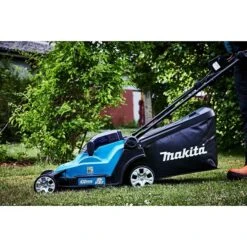 Makita Akku-Rasenmäher DLM432PT2 18 V, 2 Akkus, 5 Ah, Schnittbreite: 43 Cm -Gartenwerkzeuge 12 563