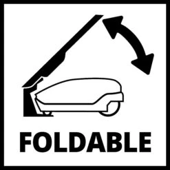 Einhell Mähroboter-Garage 77,5 X 60,5 X 40,5 Cm, Schwarz, Klappbarer Deckel -Gartenwerkzeuge 12 644