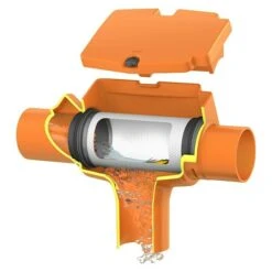 Garantia Regenwasserfilter Supra Intern Mit Geradem Abgang, Passend Für: Garantia ProLine Regenwassertank Cristall