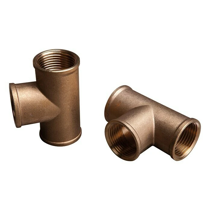 T-Stück 1″, Messing 3 T-Stück 1″, Messing