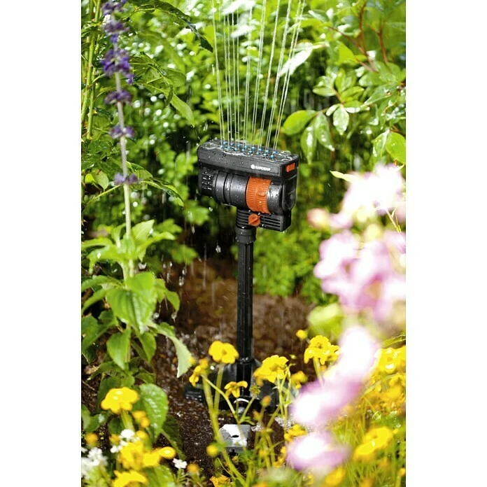 Gardena Micro-Drip Viereckregner OS 90 Max. Regnerfläche: 90 M², Schwarz 4 Gardena Micro-Drip Viereckregner OS 90 Max. Regnerfläche: 90 M², Schwarz – Bild 2